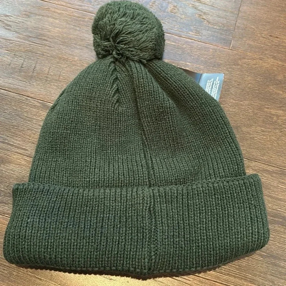 PGA Tour Knit Cuffed Pom Pom Beanie, fleece lined,stretch, winter warm golf hat - Picture 3 of 7